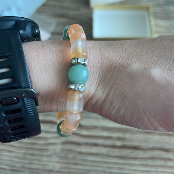 NWT: Alexander Kalifano natural gemstones elastic bracket - Picture 3 of 3